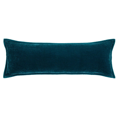 Stella Faux Silk Velvet Long Lumbar Pillow Cabin Rugs and Furnishings