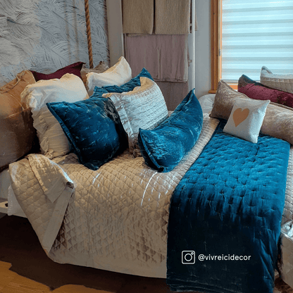 Stella Faux Silk Velvet Long Lumbar Pillow Cabin Rugs and Furnishings