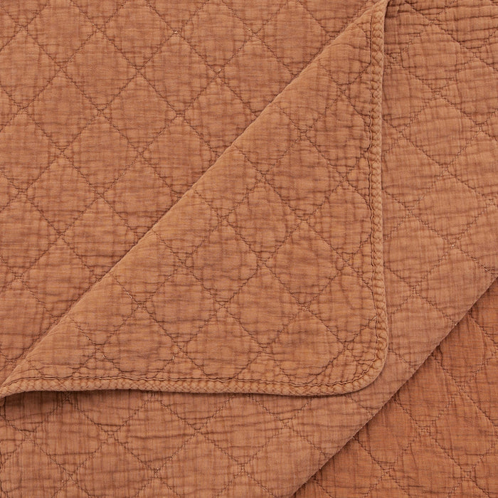 Stonewashed Cotton Gauze Quilt Cabin Rugs and Furnishings