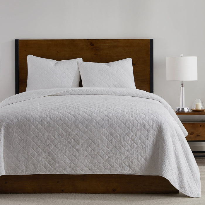 Stonewashed Cotton Gauze Quilt Cabin Rugs and Furnishings