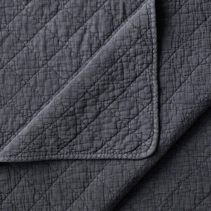 Stonewashed Cotton Gauze Quilt Cabin Rugs and Furnishings