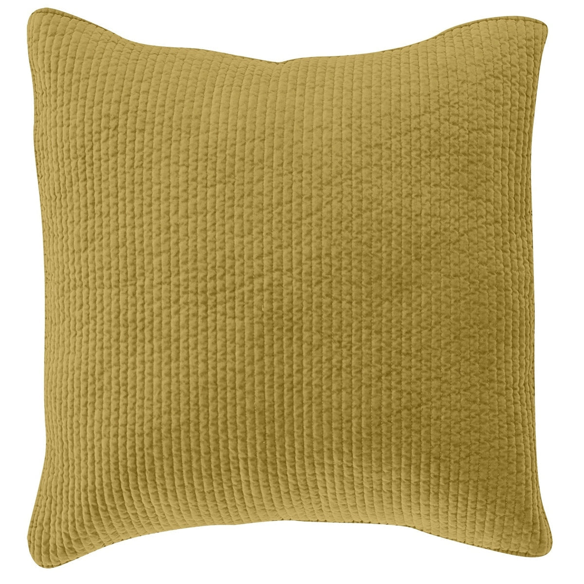 Stonewashed Cotton Quilted Velvet Euro Sham Cabin Rugs and Furnishings