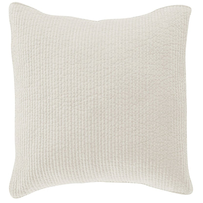 Stonewashed Cotton Quilted Velvet Euro Sham Cabin Rugs and Furnishings