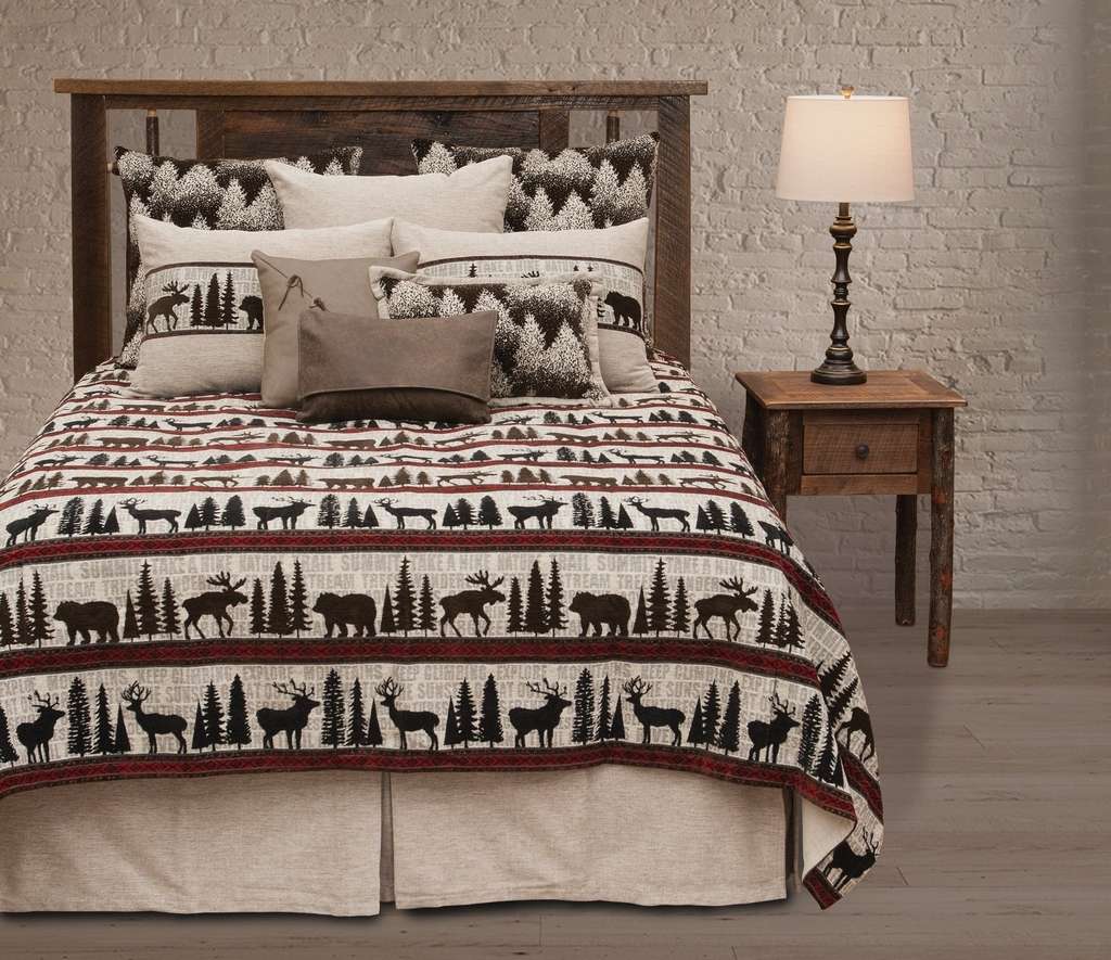 Lazy Lodge Bed Skirt by Wooded River