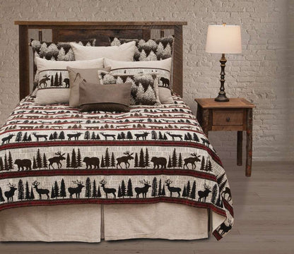 Lazy Lodge Bed Skirt by Wooded River