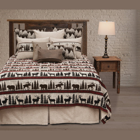 Lazy Lodge Coverlet by Wooded River