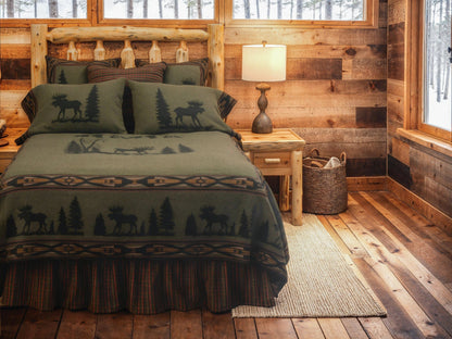 Moose Pillow Sham by Wooded River