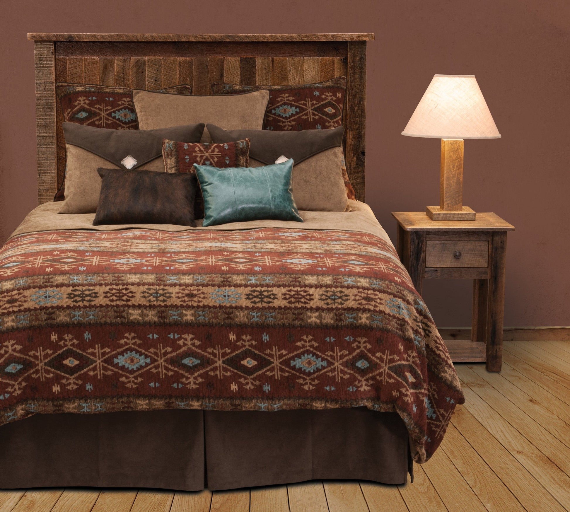 Mountain Sierra Bed Skirt by Wooded River