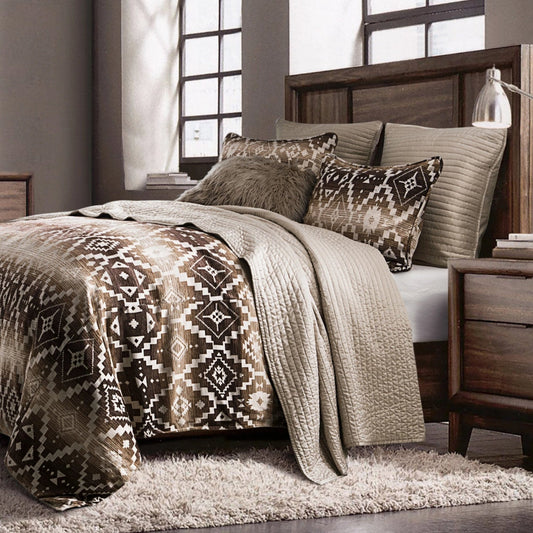 Chalet Aztec Duvet Cover Set Cabin Rugs and Furnishings