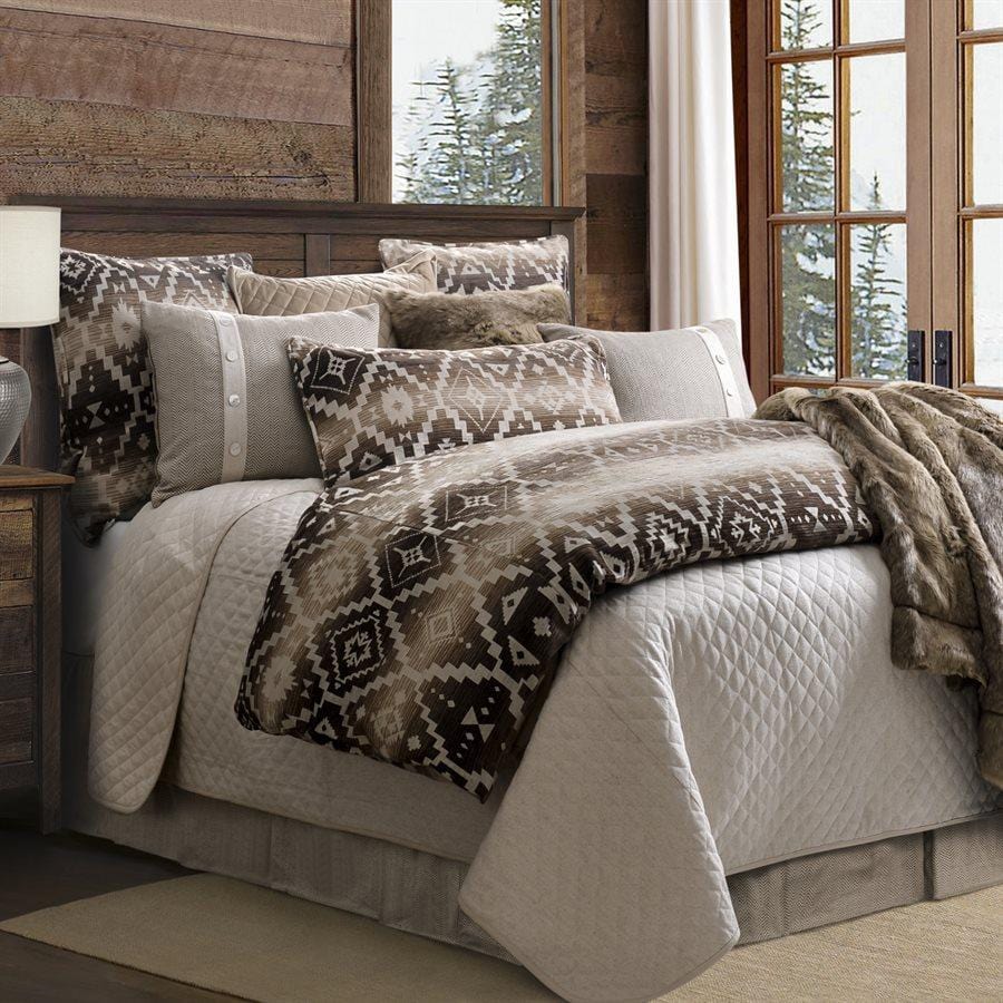 Chalet Aztec Duvet Cover Set Cabin Rugs and Furnishings