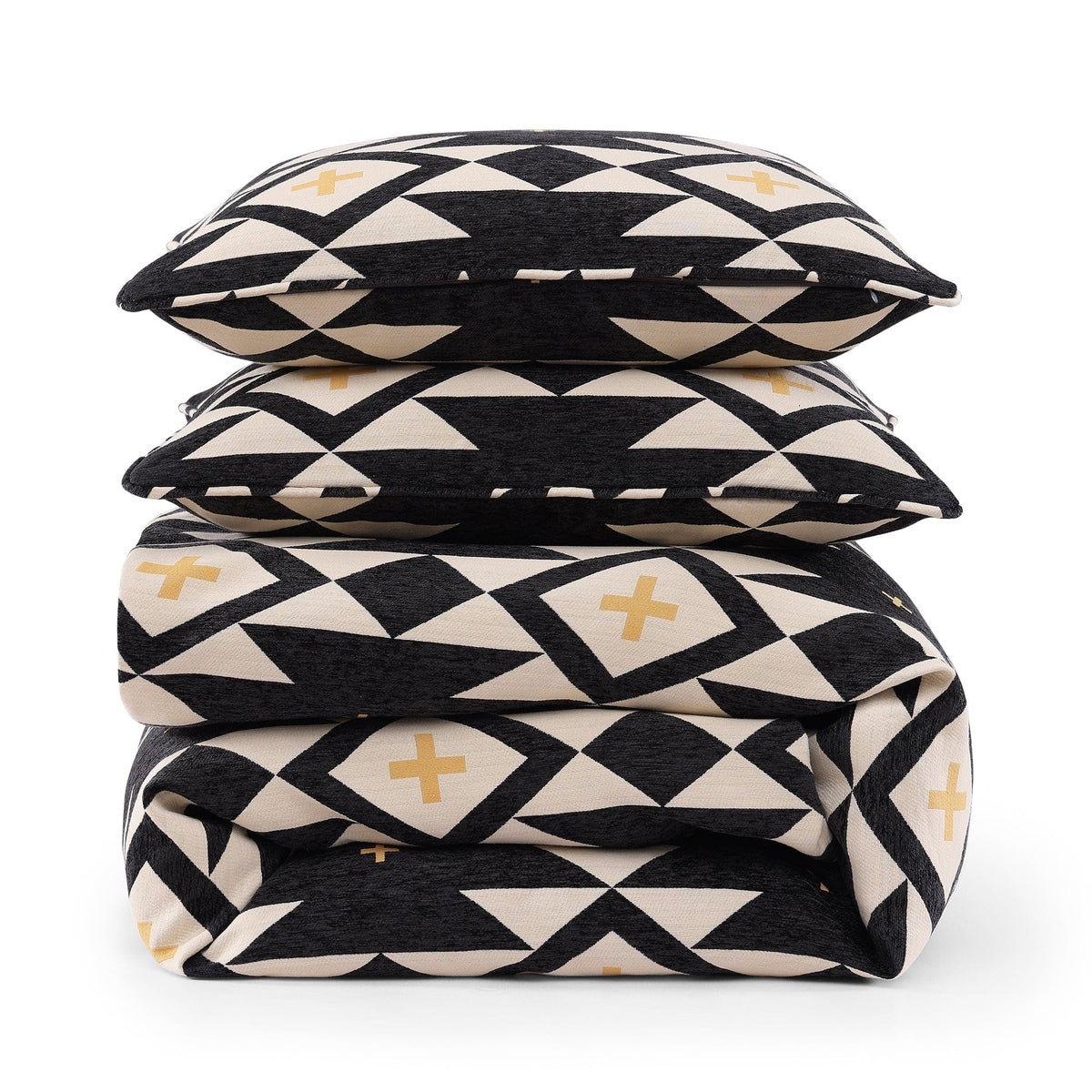 High Desert Chenille Duvet Cover Set Cabin Rugs and Furnishings