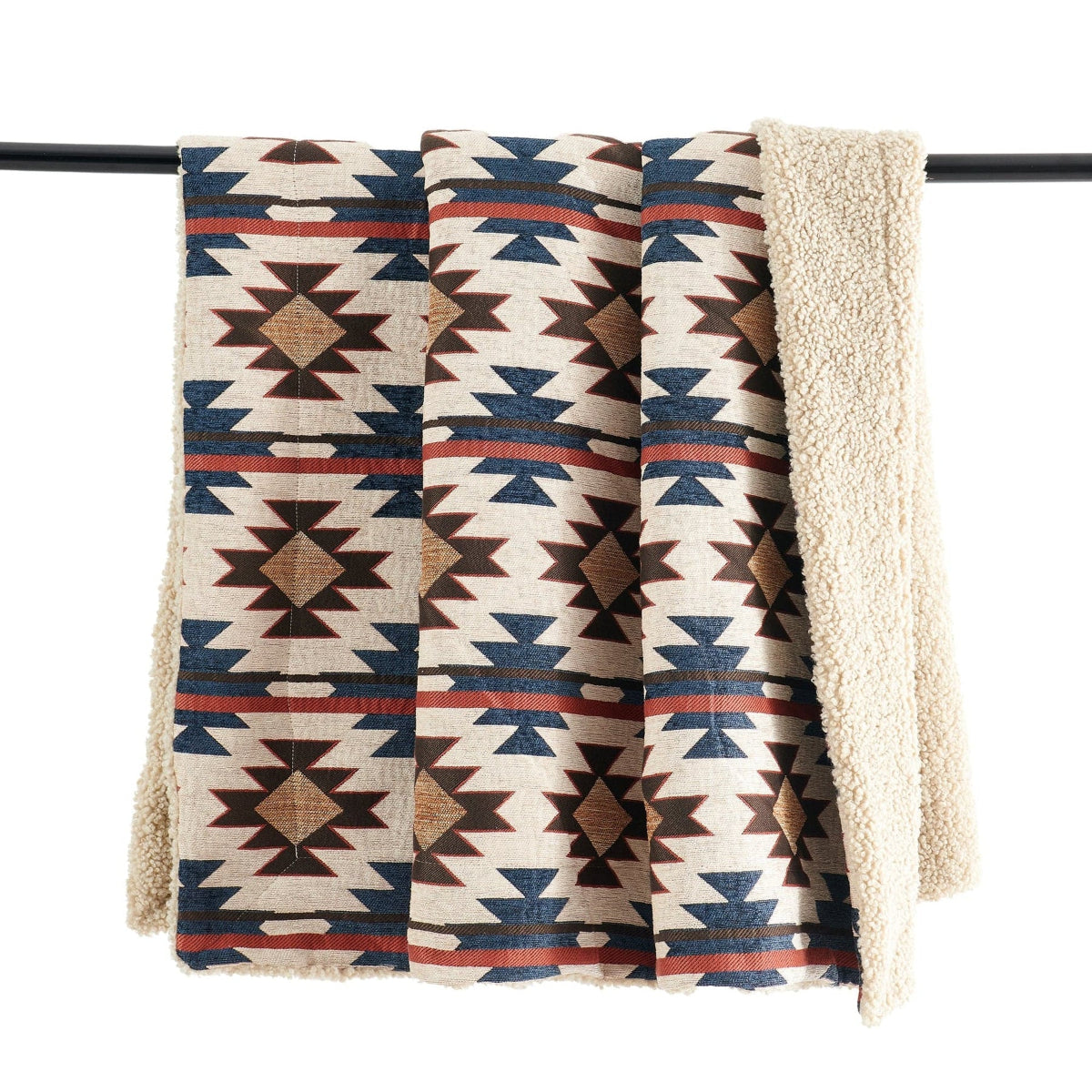 Mariella Chenille Teddy-Backed Throw Cabin Rugs and Furnishings