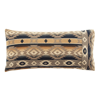Taos Wool Blend Self Cuff Pillowcase Cabin Rugs and Furnishings