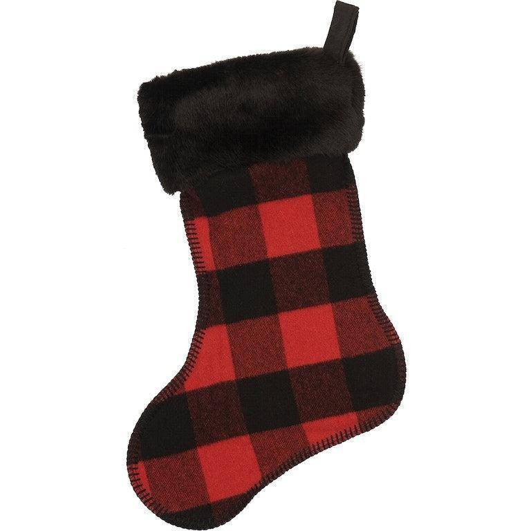 Christmas - Stocking 14x20 - Buffalo Plaid