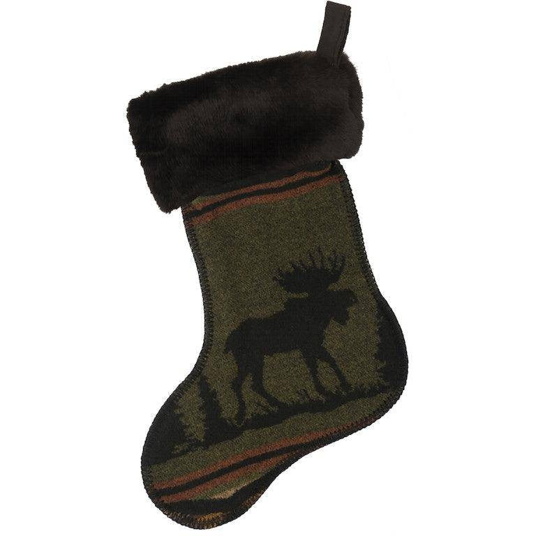 Christmas - Stocking 14x20 - Moose 1