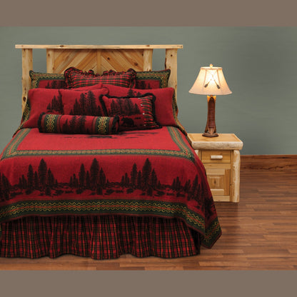 Wooded River Bear Euro Sham (Alt)