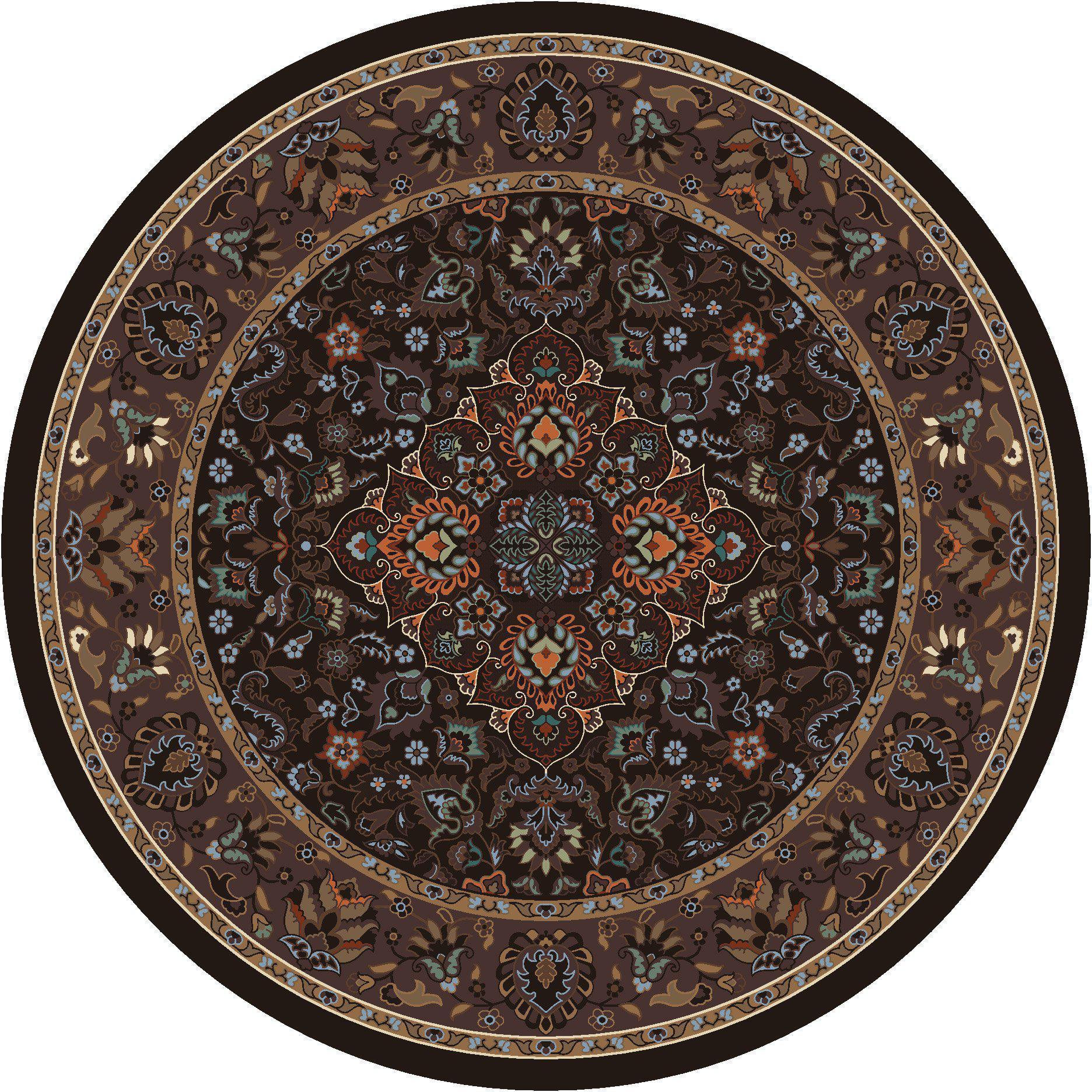 Babylonia - Electric Desert-CabinRugs Southwestern Rugs Wildlife Rugs Lodge Rugs Aztec RugsSouthwest Rugs