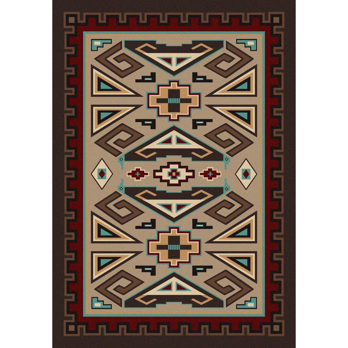 Butte Sand-CabinRugs Southwestern Rugs Wildlife Rugs Lodge Rugs Aztec RugsSouthwest Rugs