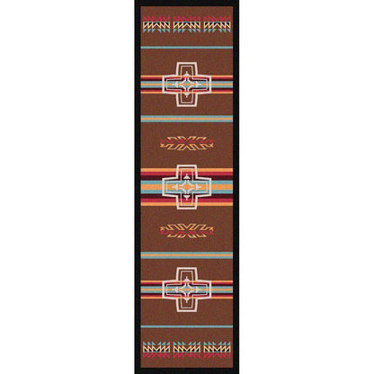 Canyon Crucifix - Sunset-CabinRugs Southwestern Rugs Wildlife Rugs Lodge Rugs Aztec RugsSouthwest Rugs