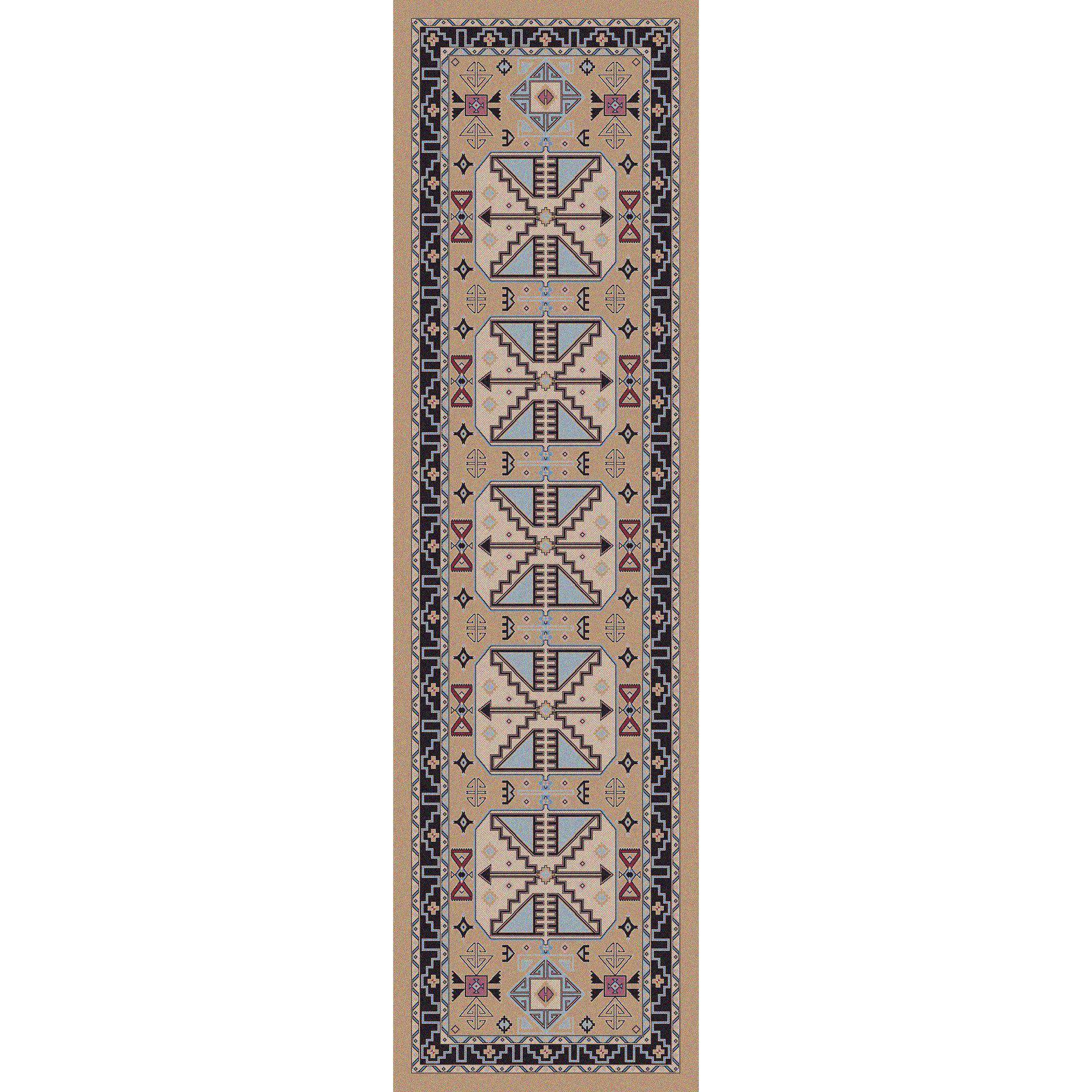 Canyon De Cobre - San Angelo-CabinRugs Southwestern Rugs Wildlife Rugs Lodge Rugs Aztec RugsSouthwest Rugs