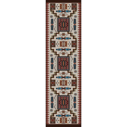 Chasing The Storm - Rust-CabinRugs Southwestern Rugs Wildlife Rugs Lodge Rugs Aztec RugsSouthwest Rugs