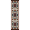 Chasing The Storm - Rust-CabinRugs Southwestern Rugs Wildlife Rugs Lodge Rugs Aztec RugsSouthwest Rugs