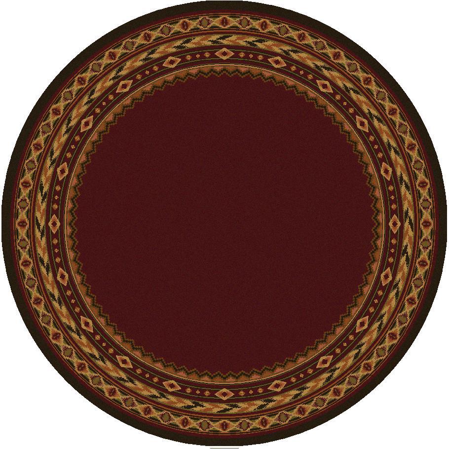 Cimarron Land - Red-CabinRugs Southwestern Rugs Wildlife Rugs Lodge Rugs Aztec RugsSouthwest Rugs