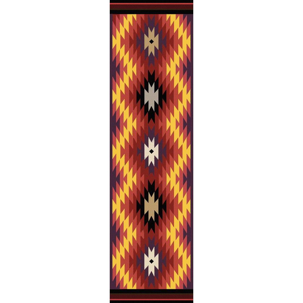 Cosmic Burst - Bright-CabinRugs Southwestern Rugs Wildlife Rugs Lodge Rugs Aztec RugsSouthwest Rugs