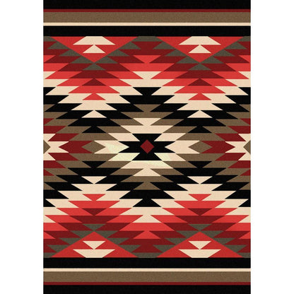Cosmic Burst - Original-CabinRugs Southwestern Rugs Wildlife Rugs Lodge Rugs Aztec RugsSouthwest Rugs