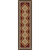 Council Of The Chiefs - Red-CabinRugs Southwestern Rugs Wildlife Rugs Lodge Rugs Aztec RugsSouthwest Rugs