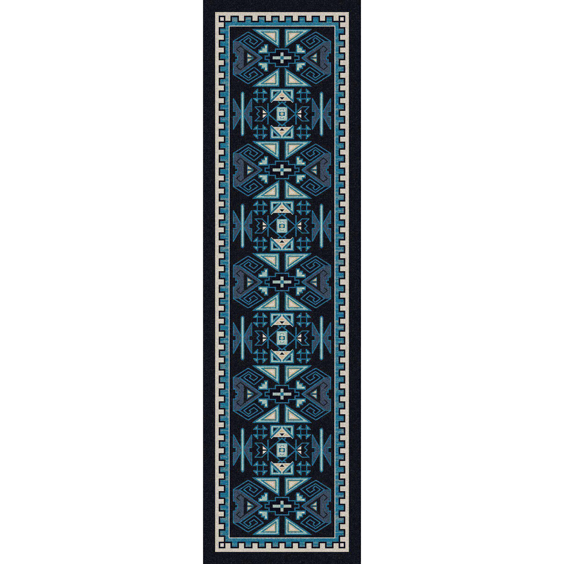 Desert Rams OKA - Contemporary-CabinRugs Southwestern Rugs Wildlife Rugs Lodge Rugs Aztec RugsSouthwest Rugs