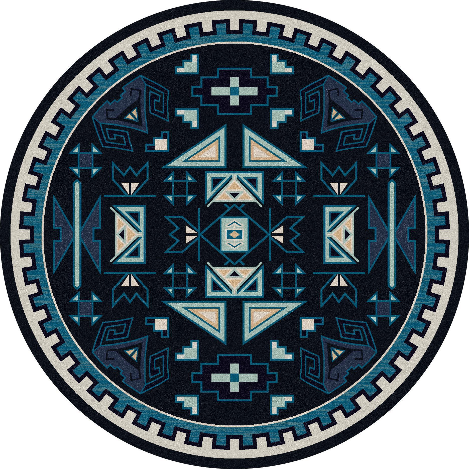 Desert Rams OKA - Contemporary-CabinRugs Southwestern Rugs Wildlife Rugs Lodge Rugs Aztec RugsSouthwest Rugs