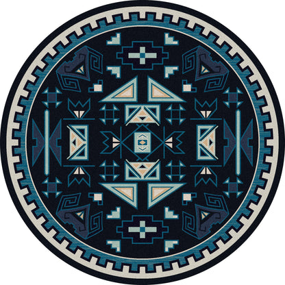 Desert Rams OKA - Contemporary-CabinRugs Southwestern Rugs Wildlife Rugs Lodge Rugs Aztec RugsSouthwest Rugs