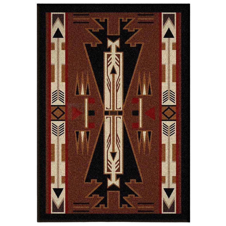 Desert Vandals - Brown-CabinRugs Southwestern Rugs Wildlife Rugs Lodge Rugs Aztec RugsSouthwest Rugs