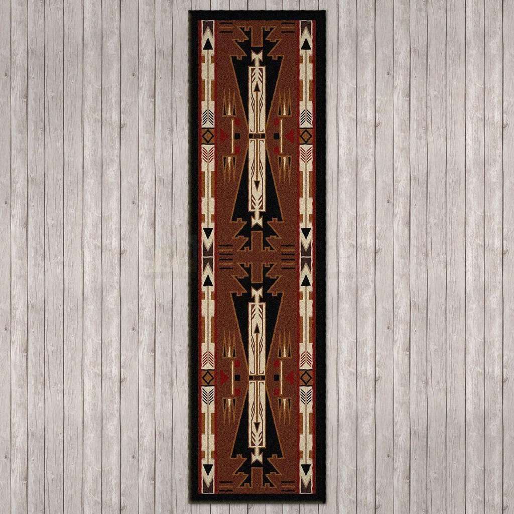 Desert Vandals - Brown-CabinRugs Southwestern Rugs Wildlife Rugs Lodge Rugs Aztec RugsSouthwest Rugs