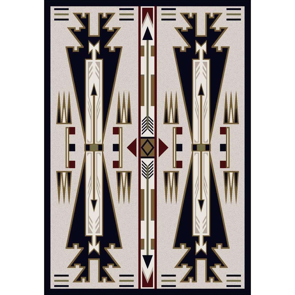 Desert Vandals - Natural-CabinRugs Southwestern Rugs Wildlife Rugs Lodge Rugs Aztec RugsSouthwest Rugs