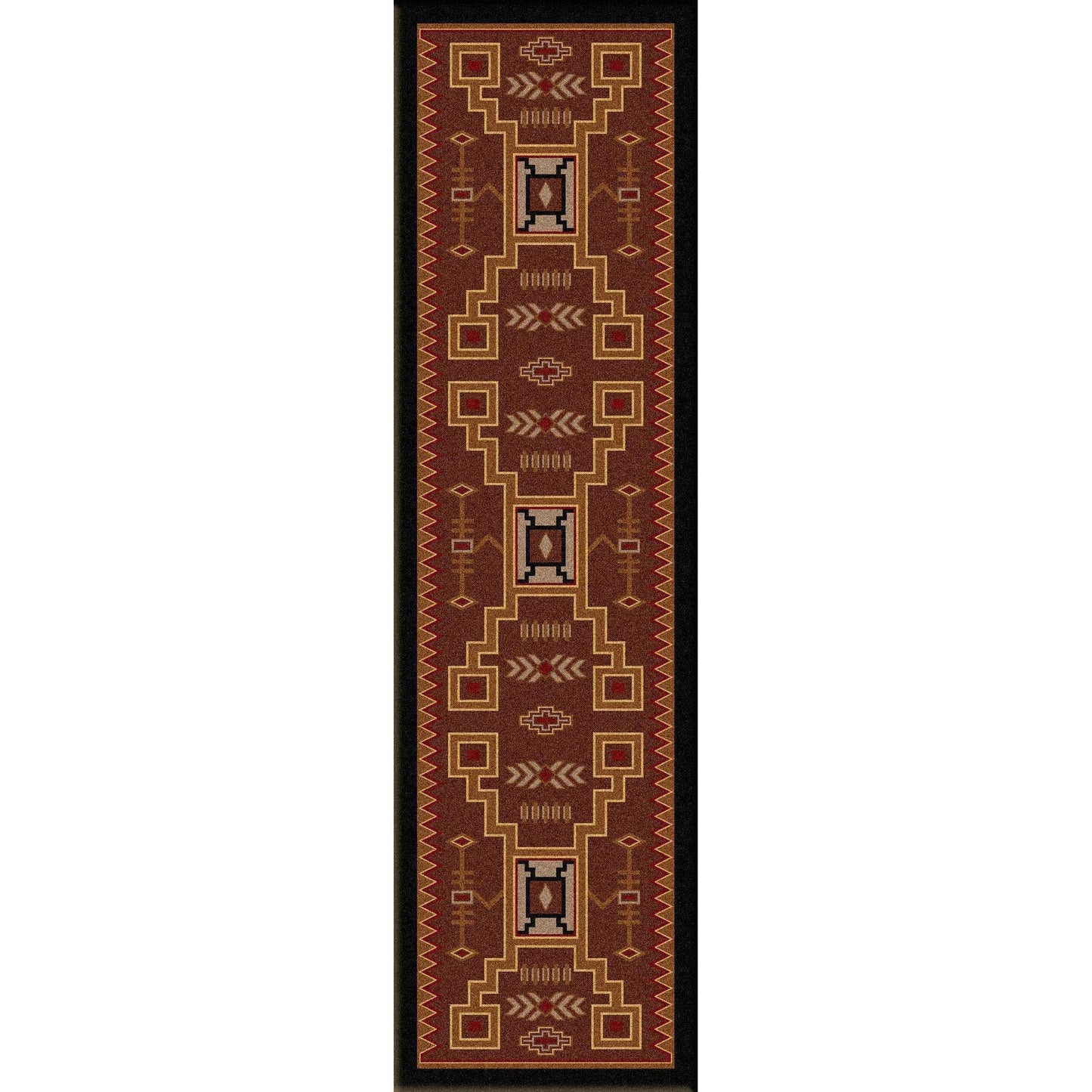 Desertstorm - Brown-CabinRugs Southwestern Rugs Wildlife Rugs Lodge Rugs Aztec RugsSouthwest Rugs