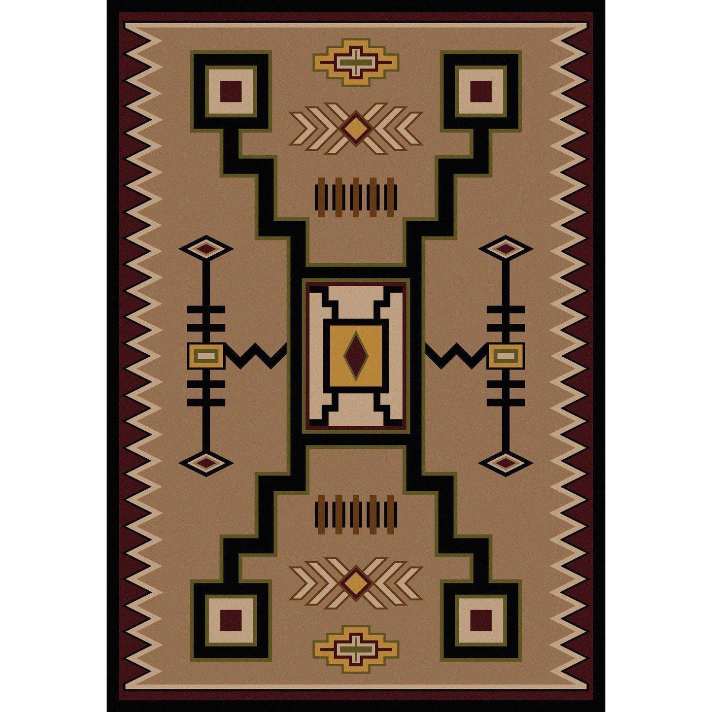 Desertstorm - Mid-CabinRugs Southwestern Rugs Wildlife Rugs Lodge Rugs Aztec RugsSouthwest Rugs