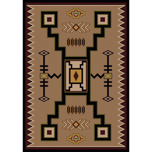 Desertstorm - Mid-CabinRugs Southwestern Rugs Wildlife Rugs Lodge Rugs Aztec RugsSouthwest Rugs
