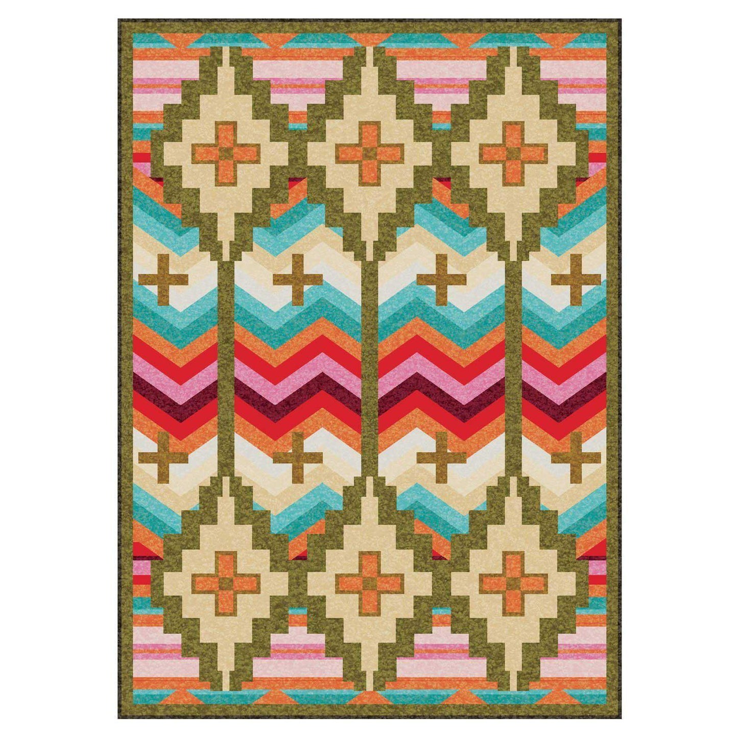 Desierto - Bright-CabinRugs Southwestern Rugs Wildlife Rugs Lodge Rugs Aztec RugsSouthwest Rugs