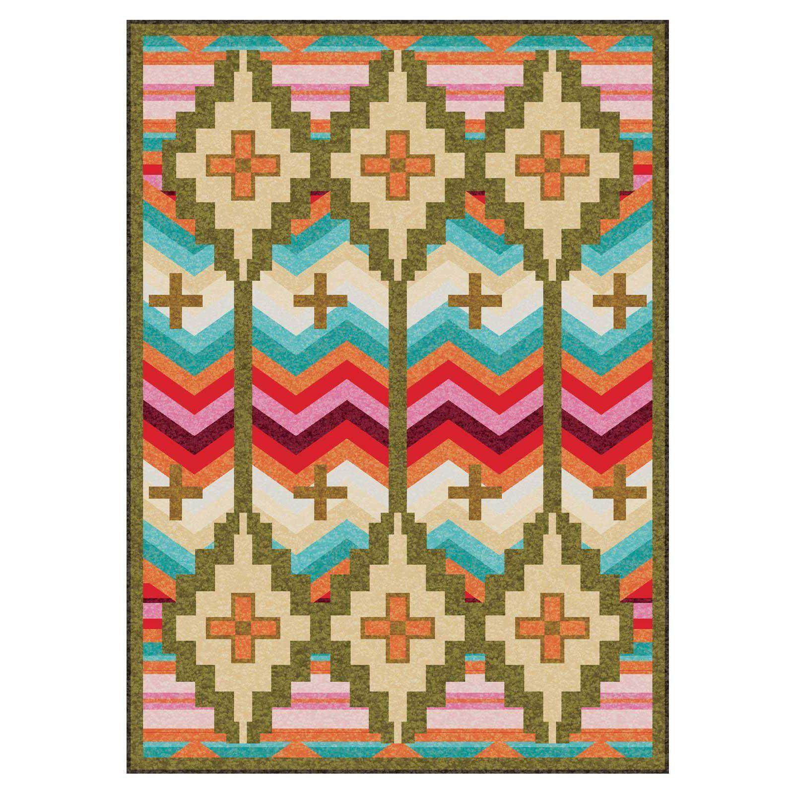 Desierto - Bright-CabinRugs Southwestern Rugs Wildlife Rugs Lodge Rugs Aztec RugsSouthwest Rugs