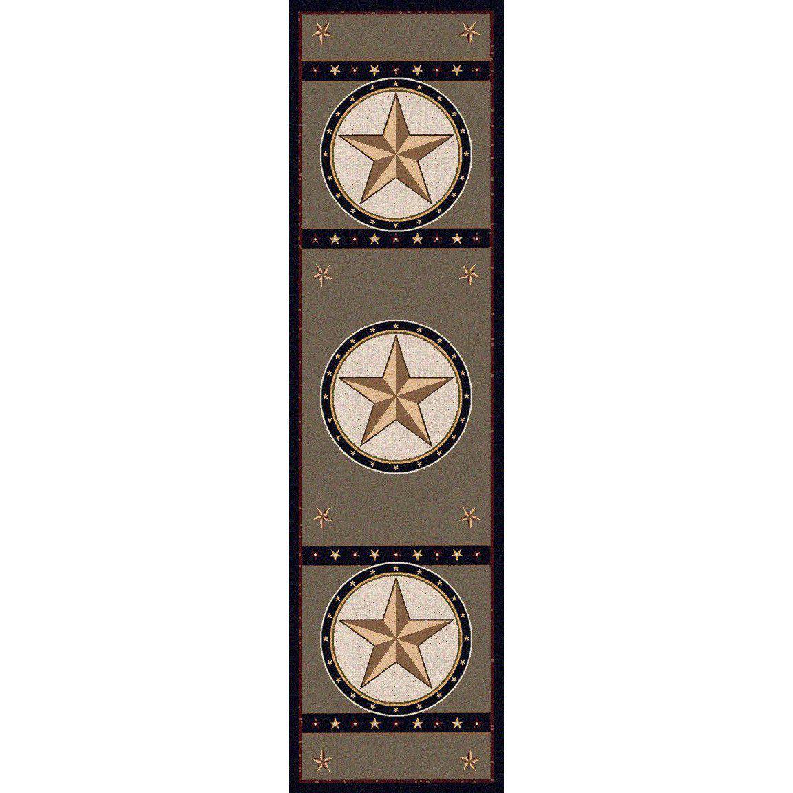 Epic Star - Green-CabinRugs Southwestern Rugs Wildlife Rugs Lodge Rugs Aztec RugsSouthwest Rugs