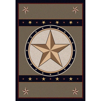 Epic Star - Green-CabinRugs Southwestern Rugs Wildlife Rugs Lodge Rugs Aztec RugsSouthwest Rugs