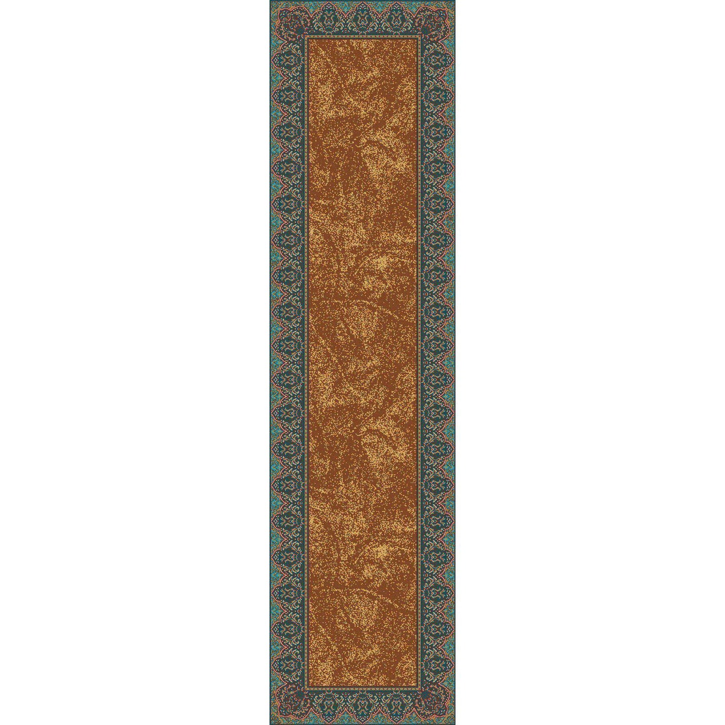 Fine Sand - Cognac-CabinRugs Southwestern Rugs Wildlife Rugs Lodge Rugs Aztec RugsSouthwest Rugs