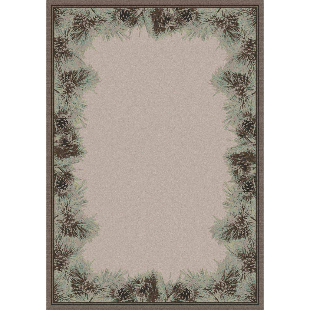 Forest Floor - Natural-CabinRugs Southwestern Rugs Wildlife Rugs Lodge Rugs Aztec RugsSouthwest Rugs