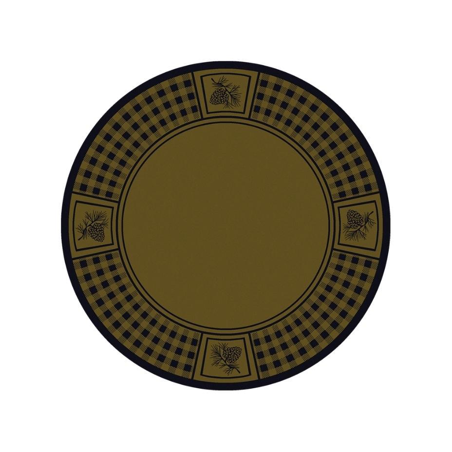 Forest Refuge - Green-CabinRugs Southwestern Rugs Wildlife Rugs Lodge Rugs Aztec RugsSouthwest Rugs