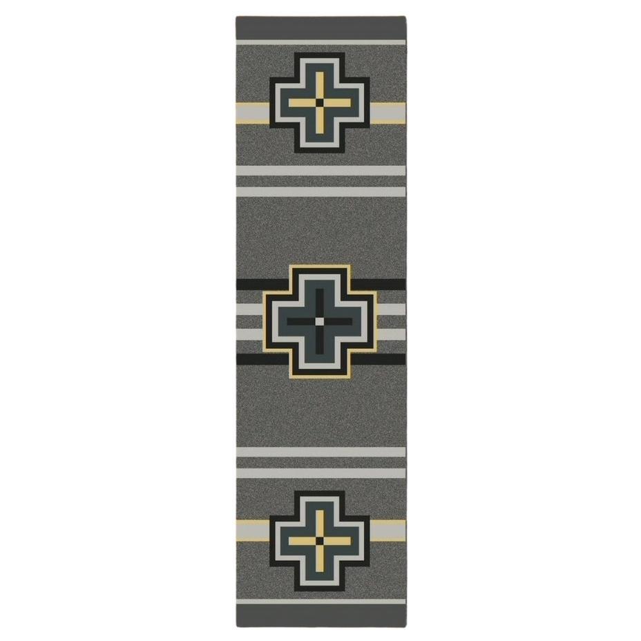 Hunter - Gray-CabinRugs Southwestern Rugs Wildlife Rugs Lodge Rugs Aztec RugsSouthwest Rugs
