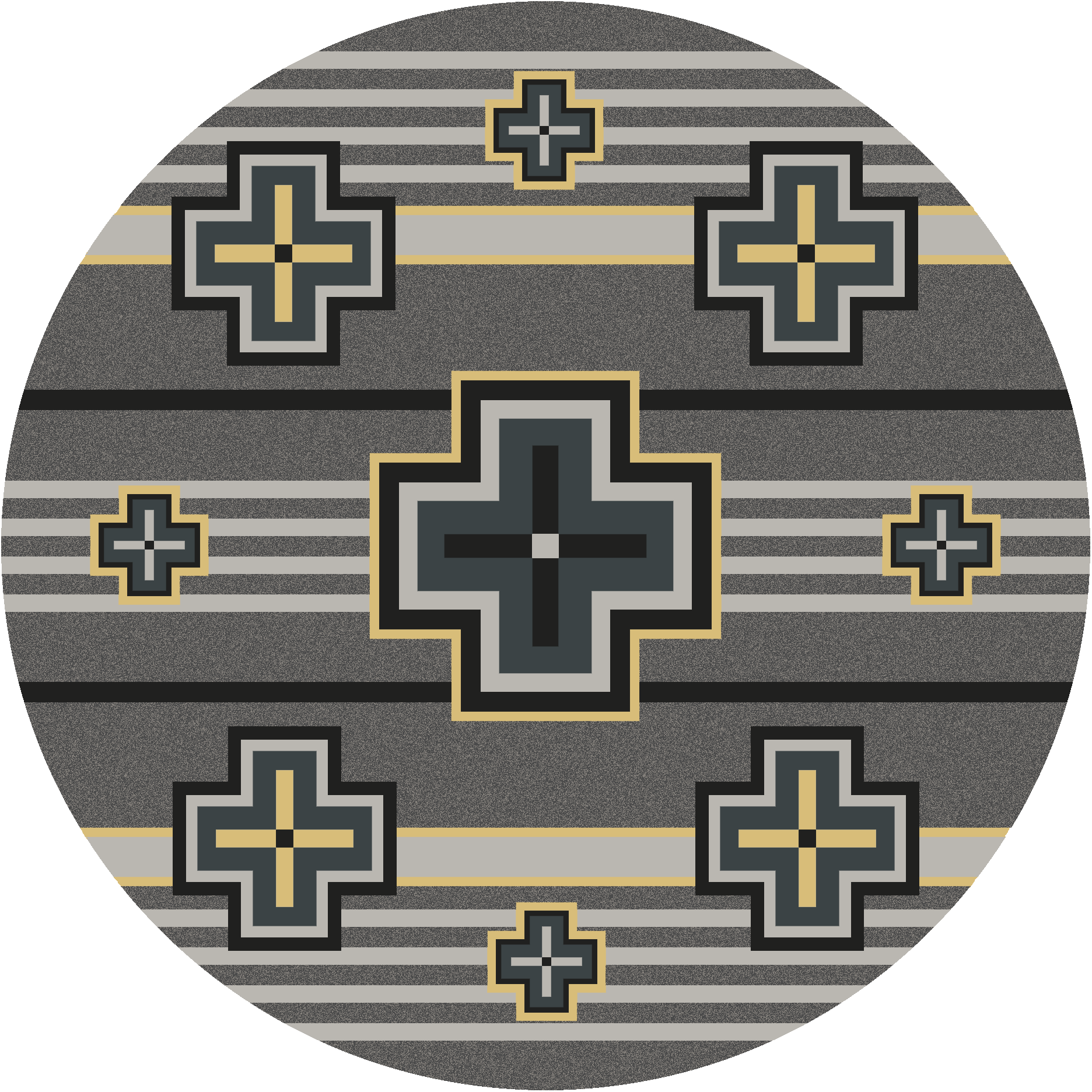 Hunter - Gray-CabinRugs Southwestern Rugs Wildlife Rugs Lodge Rugs Aztec RugsSouthwest Rugs