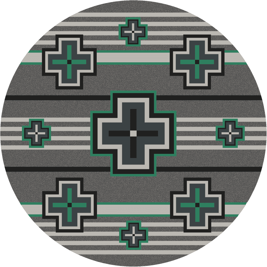 Hunter - Jade-CabinRugs Southwestern Rugs Wildlife Rugs Lodge Rugs Aztec RugsSouthwest Rugs