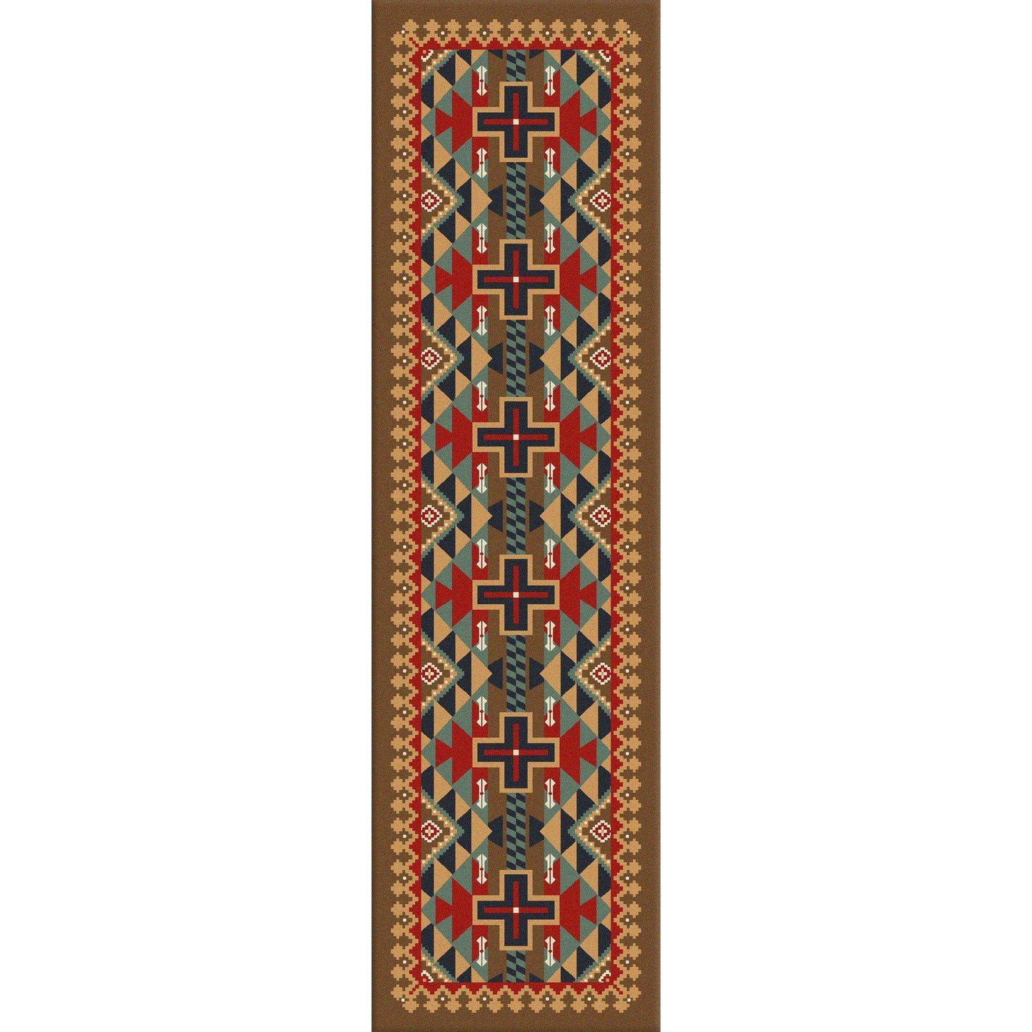 Keep It In The Tribe-CabinRugs Southwestern Rugs Wildlife Rugs Lodge Rugs Aztec RugsSouthwest Rugs
